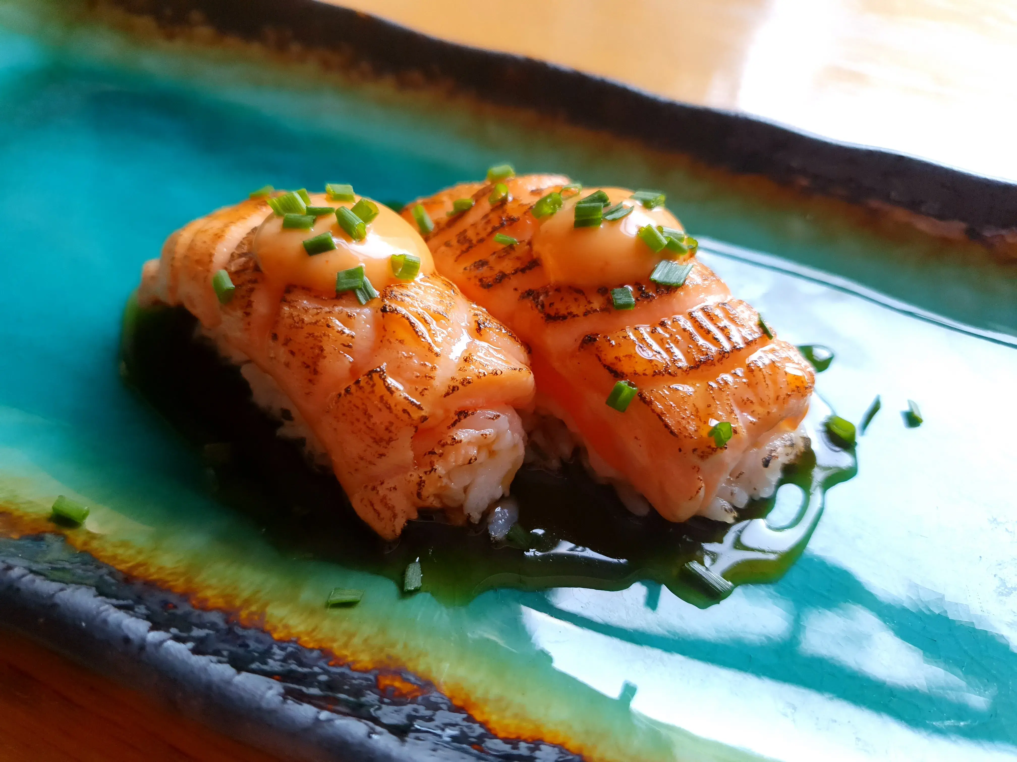 Nigiri Seared Spicy Mayo